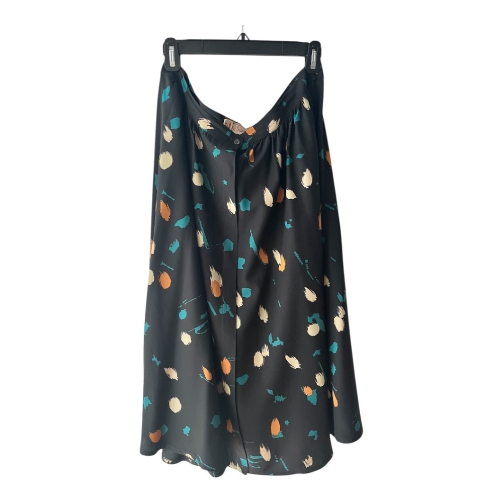 Vintage Gucci 100% Silk Midi Skirt Size 46